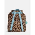 thumbnail image 3 of Justice Girls Faux Fur Rucksack Backpack, Leopard, 3 of 11