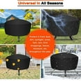 thumbnail image 6 of STARTWO Waterproof Round Fire Pit Cover - Outdoor Firepit Cover for Large Fire Pits - Includes Drawstring and Carry Bag, 6 of 8