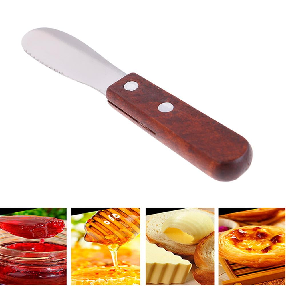 4 Pc Butter Knife Stainless Steel Sandwich Spreader Wide Blade Knives Jam  Cheese, 1 - Foods Co.
