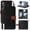 Black, variant on Case for iPhone Xs Max, New Infolio Wallet Credit Card Slot ID Cover, View Stand [with Magnetic Closure, Wrist Strap Lanyard] for Apple iPhone Xs Max (Size 6.5" model) (10s Max)