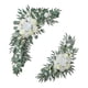thumbnail image 2 of 2 hojas de flores para boda, flores artificiales, juego de guirnaldas, letrero de boda para Estilo A, 2 of 9