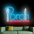 thumbnail image 3 of Handmadetneonsign Porch Restaurant And Pub Neon Sign, Chef Wall Art Decor, Chef Neon Sign, Food Wall Decor 51436, 3 of 5
