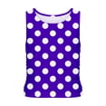 thumbnail image 2 of fatyb Summer Women's Slim Tank Tops Print Sleeveless Crewneck Tee Shirts Ruched Casual Womens Blouses, 2 of 4