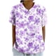 thumbnail image 2 of Fiudx Ofertas Flash Artículos En Oferta Camiseta Holgada Informal con Estampado para Mujer, Tops de Manga Corta con Cuello de Muñeca, Blusa Bonita y de Lino, 2 of 4
