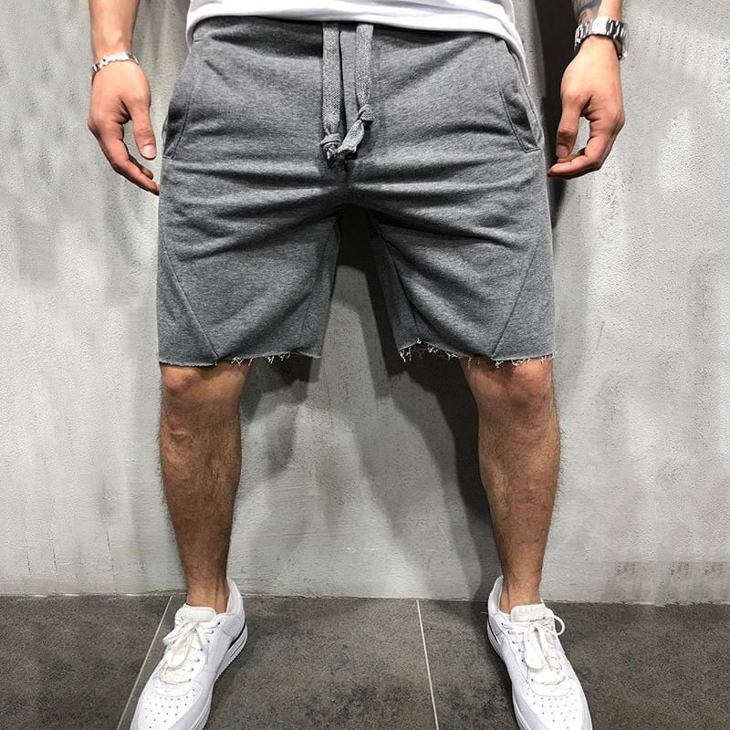Mens Sport Shorts Casual Pants Gym Fitness Sport Jogging Male Pants With Pockets 