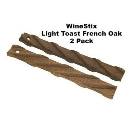 WineStix Carboy Sticks 2 Pack / French Oak / Light (Best French Toast Sticks)