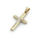 thumbnail image 3 of Dije Cristo Tubular 2.1 cm por 2.5 mm Oro Sólido 14k, 3 of 6