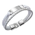 thumbnail image 1 of Brazalete Yinane 2x Geometría s Joyería Cordón Tejido Casual Valentín Cumpleaños Hombre, 1 of 8