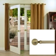 thumbnail image 5 of Versailles LX01 Ball Finial Rod Set - 86x144", Antique Brass/Brushed Brass, 5 of 7