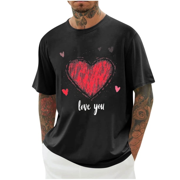 Camisas de Manga Larga para Hombres Imprimir Casual Cuello Redondo Blusa de Manga Corta, Camisas de Lino para Hombres