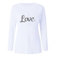 thumbnail image 5 of Camisetas de Cuello de la Tripulación de Manga Larga para los Hombres Estampadas Camisetas de Manga Larga para las Mujeres, Camiseta de Blusa Casual para Primavera Verano, 5 of 5