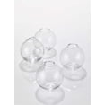 thumbnail image 2 of Serene Spaces Living Set of 48 Clear Ball Glass Bud Vase, Short Vases for Centerpieces for Home Decor, Events, Weddings, Measures 3" Tall & 2.75" Diameter, 2 of 6