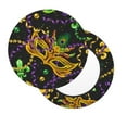 thumbnail image 2 of Fotbe Mardi Gras Surface Stool Covers Round,Waterproof Round Bar Stool Covers Bar Chair Covers Washable Stool Cushion Slipcover for 12-14 Inch Chair-, 2 of 7