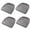 Dark Gray, variant on Chair Cushions for Dining Chairs Set of 4 Non Kitchen Chair Pads 17.72 x 17.72 x 2 Inches Indoor Seat Cushions with Ties Soft Textured Foam Back Support for Home Office Restaurant