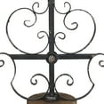 thumbnail image 5 of DecMode 6"W, 28"H Metal French Country Crosses, Black, 1-Piece, 5 of 9