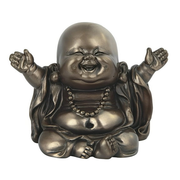 FC Design 4"W Bronze Maitreya Buddha Figurine Statue Sculpture Ornament Decoration Home/Room Decor and Unique Gift Ideas for Housewarming, Holidays and Birthdays
