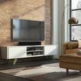 thumbnail image 6 of Lowry 63 inch Wide Solid Wood TV Stand in White For TVs up to 70 inches, 6 of 14