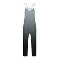 thumbnail image 6 of QATAINLAV Jumpsuits for Women Dressy Casual Sleeveless Jumpers Loose Wide Legs Onesie Pants with Pockets, White, XL, 6 of 8
