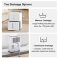 thumbnail image 5 of KNKA Pro Dehumidifier for Home with Drain Hose, MAX 19 pints/day, Dehumidifier for Basements, Continuous Drainage, Auto Humidity Control for Bedroom, Bathroom, RV, 5 of 11
