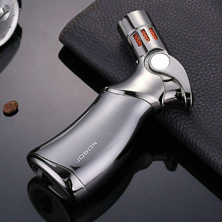 Luxury Designer Metal Refillable Windproof Cigarette Gas Lighter