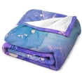 thumbnail image 3 of Manta de mármol ultra suave y cálida para todas las estaciones, manta decorativa de vellón con pintura jaspeada para cama, silla, sofá, dormitorio, 50 x 60 pulgadas, 3 of 8