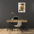 thumbnail image 3 of Hoover, Irvin 23x32 White Modern Wood Framed Museum Art Print Titled - Wildflowers in Bucket, 3 of 4