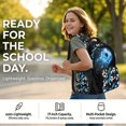 thumbnail image 4 of Bulopur Football Kids School Bag Set 4 Pcs Lightweight Breathable Kids School Backpack with Lunch Box, Pencil Case and Water Bottle Cover for Boys, 4 of 7