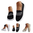thumbnail image 5 of AUDeals Women's Orthopedic Sneakers, Breathable Woven Mesh Shoes with Arch Support for Standing All Day Comfort (Black, 9), 5 of 9