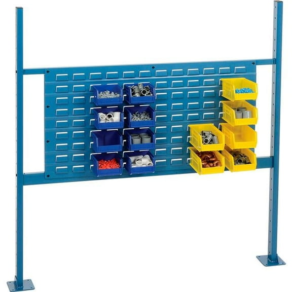 Panel Kit for 48 in. Workbench & 36 in. Louver, Mounting Rails & Uprights - Blue