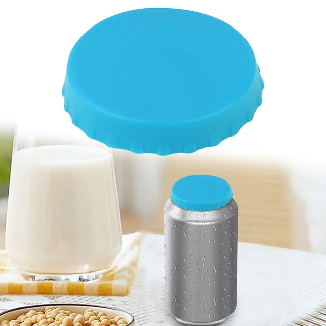 1 Pce Couvercles de Canettes en Silicone Réutilisables Couvercles de Canettes en Silicone Couvercles de Pots en Silicone Embouts de Canette Couvercles de Canettes en Silicone Réutilisables Bouchon et Protecteur pour Bière Boisson Jus S