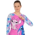 thumbnail image 3 of Traje de baño Disney Lilo and Stitch de manga larga para niñas, 3 of 9