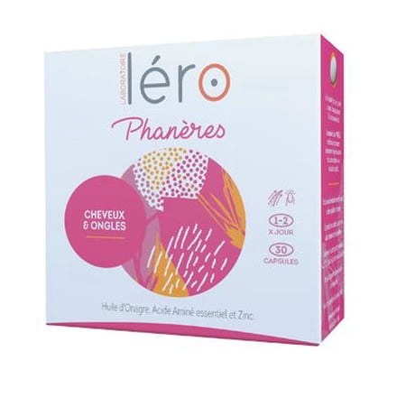 LERO – PHANERES Cheveux et Ongles – 30 Capsules