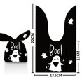 thumbnail image 2 of xiaxaixu 50 Pieces Halloween Rabbit Ear Snack Bag Halloween Rabbit Ear Candy Gift Bags Rabbit Goody Bags Halloween Bags Party Supplies, 2 of 8