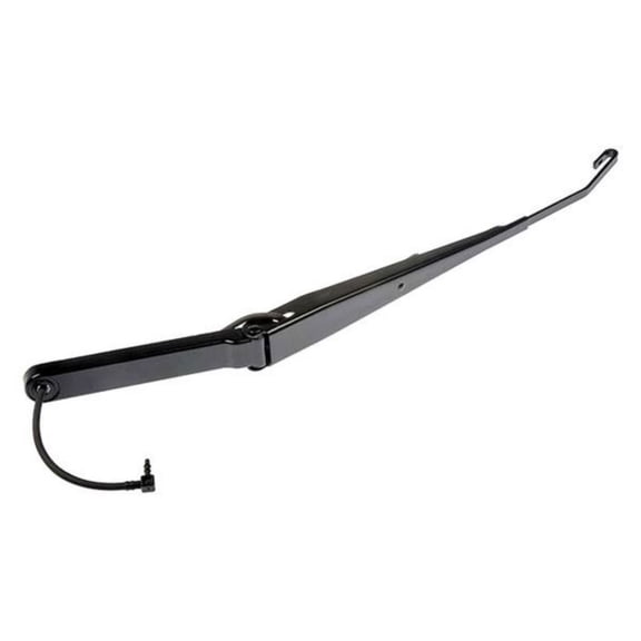 KarParts360 For GMC Sierra 3500 2001 2002 Wiper Arm | Black | Steel, Plastic, Rubber | Spine / Flange Nut Attachment Method | 23 Inches Length | Includes Spray Nozzle | For 12487596, 15761496