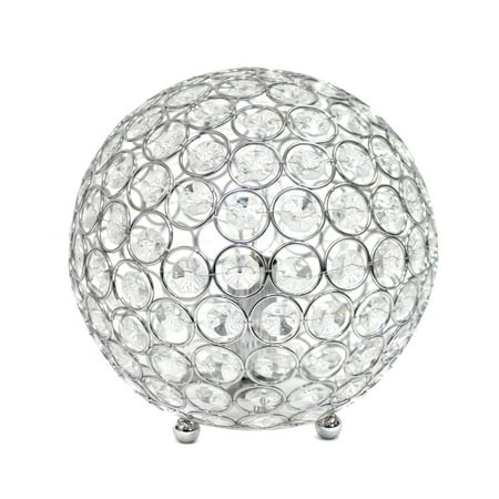 UPC 810052829753 product image for Lalia Home Elipse Medium 8  Contemporary Metal Crystal Round Sphere Glamourous O | upcitemdb.com