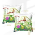 thumbnail image 3 of Bingfone Decorative Pillow Covers 20"X20" Plants And Insects Couch Pillow Cases Modern Farmhouse Covers For Couch Sofa Bed, 3 of 9