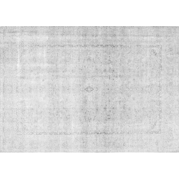 Ahgly Company Indoor Rectangle Persian Gray Traditional Area Rugs, 2' x 3'