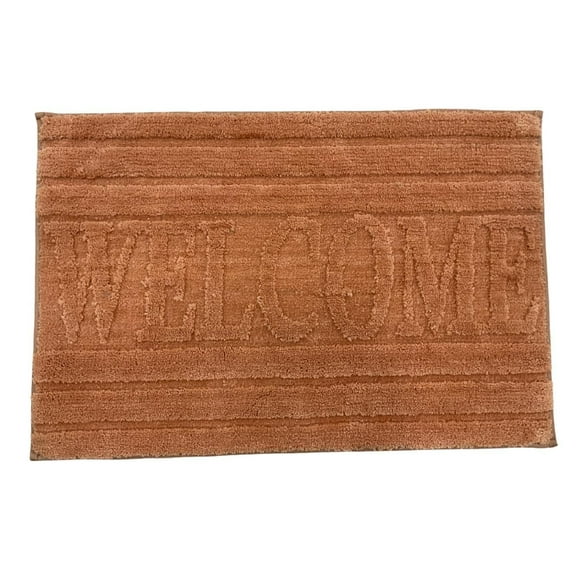 Tapis de bain en microfibre Home Decor Inc. Collection Naples – 50,8 x 76,2 cm, marron, doux et absorbant