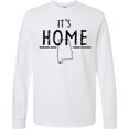 thumbnail image 3 of Inktastic It's Home Alabama State Outline Distressed Text Long Sleeve T-Shirt, 3 of 5