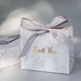 thumbnail image 2 of ColoMX 10pcs Bolsas de regalo de regalo Bolsas de mármol con bolsas de favor de la fiesta Bowknot, 2 of 7