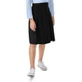 thumbnail image 5 of Classroom School Uniforms Girls Longer Length Kick Pleat Skirt, 5 of 7