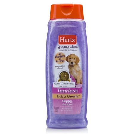 (2 pack) Hartz groomers best tearless extra gentle puppy shampoo, 18-oz (Best Dog Shampoo For Yeasty Skin)