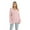 Pink, variant on Women's Long Sleeve Thin Cardigan Jacket Button Down Hollow-Out Sweater Open Coat