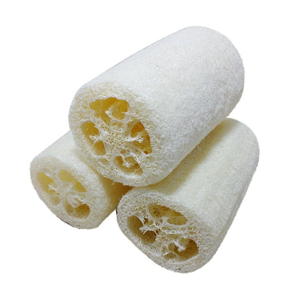 HHBEAUTY Creative Natural White Loofah Bath Body Shower Sponge Scrubber Pad Hot Pad Remove Dead Skin Cells Effects Skin Scrubbes