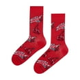 thumbnail image 4 of Crazy Socks – Mountain Dew Code Red Unisex Crew Socks Large – Fun Soda Graphic, Comfortable All-Day, 4 of 4