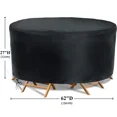 thumbnail image 2 of STARTWO Round Patio Table Cover Waterproof Heavy-Duty Cover for Garden Table Set UV Resistant Dustproof & Anti-Fading Protection, 2 of 7