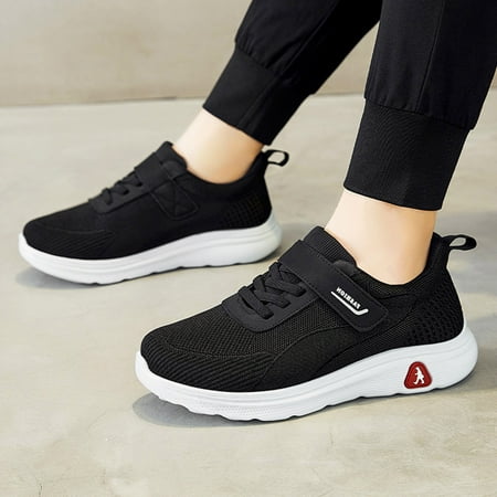

PhoneSoap Fashion Summer And Autumn Men Fly Woven Mesh Breathable And Comfortable Slip On Black