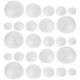 thumbnail image 5 of 150 piezas de espuma decorativa en blanco, semicírculos de espuma sin terminar para manualidades, bricolaje y manualidades para niños pequeños., 5 of 8