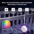 thumbnail image 7 of White Noise Machine Portable Serenity Sound Machine with 20 Relaxing Sounds & RGB LED Lights for Babies Adult Relax, 7 of 7