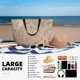 thumbnail image 5 of Easygdp Tortilla Bolsa de Viaje de Playa de Gran Capacidad, Bolsa Tote Perfecta para la Playa, Escapadas de Fin de Semana y Viajes, 5 of 7